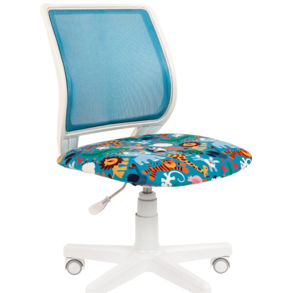 Кресло Chairman Kids 112 Россия ткань зоопарк/TW-34 белый пластик