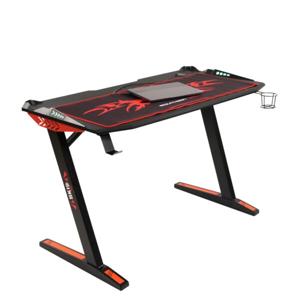 Стол компьютерный игровой CTG-003 Черный/Красный 1200х600х750 SKILLL