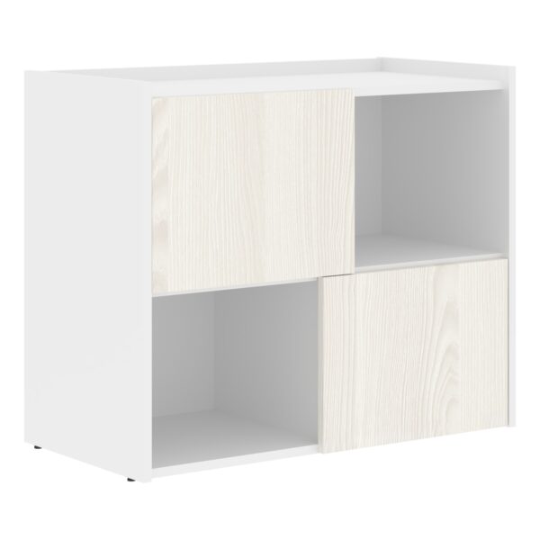 Тумба сервисная ELC 9045 Ясень Траун/Белый 904х450х750 EDIS